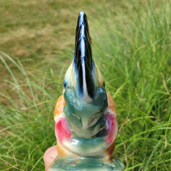 Royal Copley Ceramic Hen ~ Chicken ~ Vintage ~ Farmhouse ~ Colorful! - Picture 10 of 16